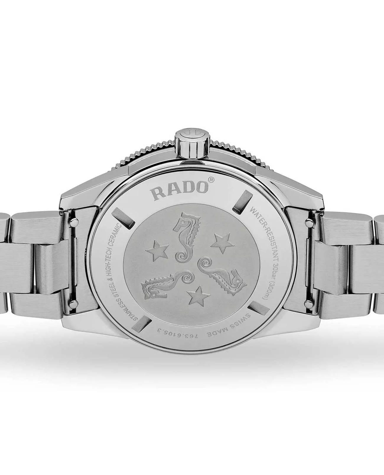 Rado Rado Captain Cook Automatic R32105158 механические мужские часы часы крупный план коричневый циферблата